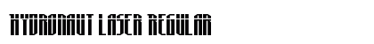 Hydronaut Laser Regular Font Preview