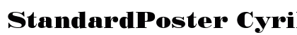 StandardPoster Cyrillic preview