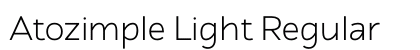 Atozimple Light Regular preview Atozimple Light Regular preview