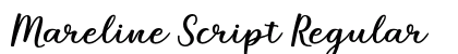 Mareline Script Regular preview