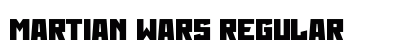 Martian Wars Regular Font Preview