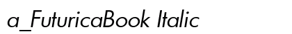 a_FuturicaBook Italic preview