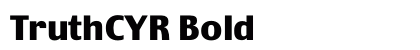 TruthCYR Bold preview