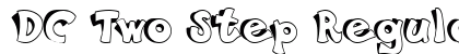 DC Two Step Regular Font Preview