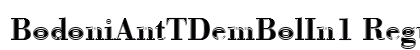 BodoniAntTDemBolIn1 Regular