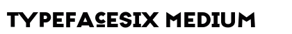 TypefaceSix Medium Font Preview