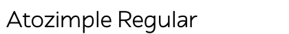 Atozimple Regular preview Atozimple Regular preview