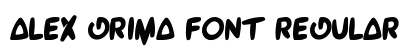 Alex Grima Font Regular