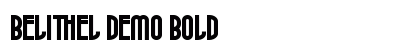 Belithel Demo Bold preview Belithel Demo Bold preview