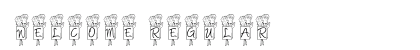 Welcome Regular Font Preview
