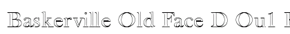 Baskerville Old Face D Ou1 Regular Font Preview