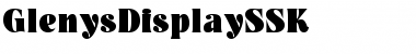 Download GlenysDisplaySSK Font