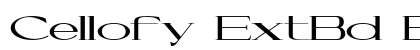 Cellofy ExtBd ExtExp Regular preview Cellofy ExtBd ExtExp Regular preview