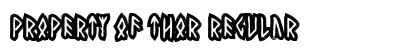 Property of Thor Regular