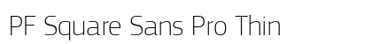 PF Square Sans Pro Thin preview