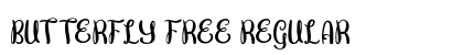Butterfly FREE Regular Font Preview