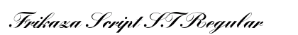 Frikaza Script ST Regular preview Frikaza Script ST Regular preview