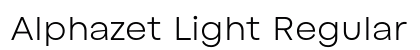 Alphazet Light Regular