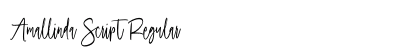 Amallinda Script Regular