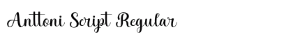 Anttoni Script Regular