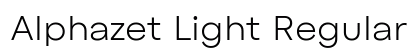 Alphazet Light Regular