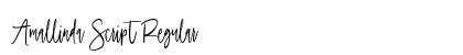 Amallinda Script Regular