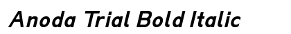 Anoda Trial Bold Italic preview Anoda Trial Bold Italic preview