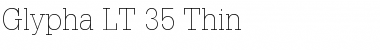 Download Glypha LT Thin Font