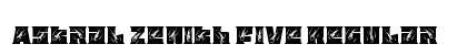 Astral Zenith Five Regular preview Astral Zenith Five Regular preview