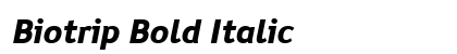 Biotrip Bold Italic preview