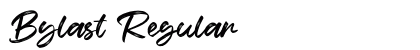 Bylast Regular (OpenType) Font Preview Bylast Regular (OpenType) Font Preview