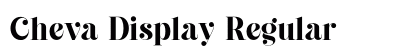 Cheva Display Regular preview