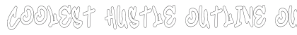 Coolest Hustle Outline Outline preview