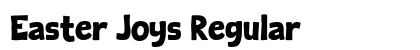 Easter Joys Regular (OpenType) Font Preview Easter Joys Regular (OpenType) Font Preview