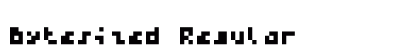 Bytesized Regular Font Preview Bytesized Regular Font Preview
