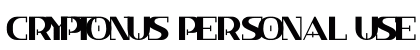 Cryptonus PERSONAL USE ONLY! Regular preview