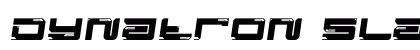 Dynatron Slant Regular preview Dynatron Slant Regular preview