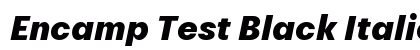 Encamp Test Black Italic preview