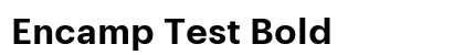 Encamp Test Bold preview