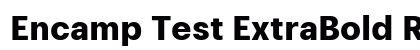 Encamp Test ExtraBold Regular preview