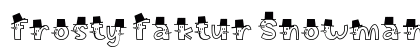Frosty Faktur Snowman Regular preview Frosty Faktur Snowman Regular preview