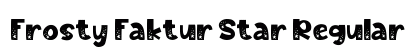 Frosty Faktur Star Regular preview Frosty Faktur Star Regular preview
