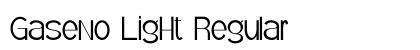 Gaseno Light Regular preview Gaseno Light Regular preview