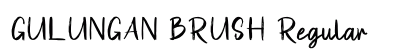 GULUNGAN BRUSH Regular preview