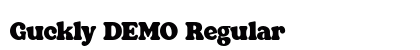 Guckly DEMO Regular preview Guckly DEMO Regular preview