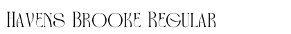 Havens Brooke Regular preview Havens Brooke Regular preview