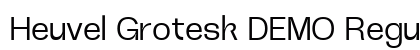 Heuvel Grotesk DEMO Regular preview Heuvel Grotesk DEMO Regular preview