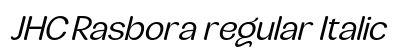 JHC Rasbora regular Italic preview JHC Rasbora regular Italic preview