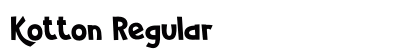 Kotton Regular preview
