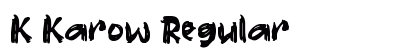 K Karow Regular Font Preview